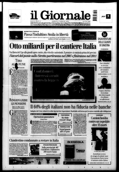 Il giornale : quotidiano del mattino